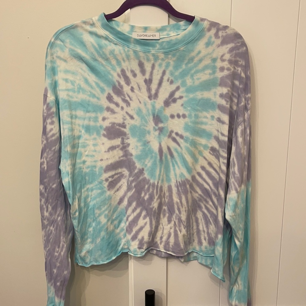 Daydreamer tie dye long sleeve tee